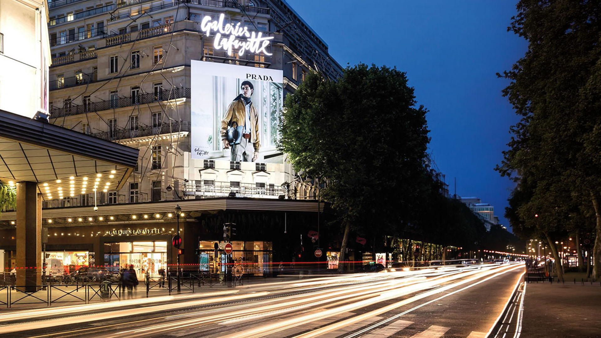 PARIGI_Galeries Lafayette - banner Mogador